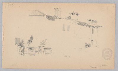 Uitzicht op Rome, Italië door Robert Frederick Blum