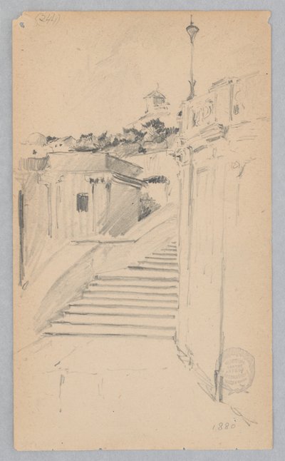 Uitzicht op Rome, Italië door Robert Frederick Blum
