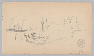 Uitzicht op Venetië, Italië door Robert Frederick Blum
