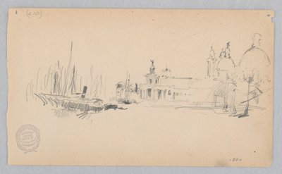 Uitzicht op Venetië, Italië door Robert Frederick Blum
