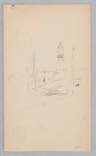 Uitzicht op Venetië, Italië door Robert Frederick Blum