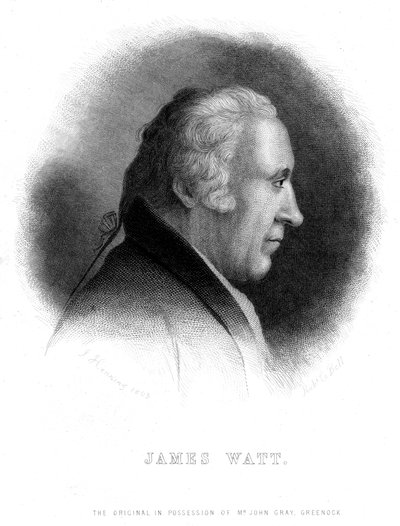 James Watt, Schotse ingenieur, 19e eeuw door Robert G. Bell