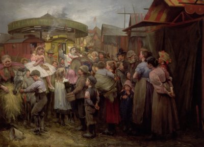 Het Dorpscarnaval Hi! Hi! Hi! 1890s door Robert Gemmell Hutchison