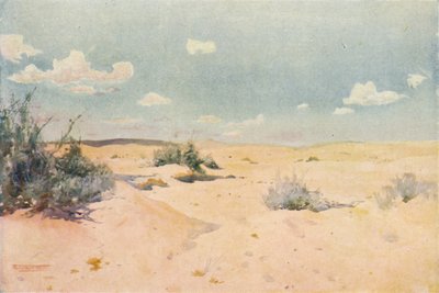 Een woestijnstudie bij Tel-El-Kebir, ca. 1880, 1904 door Robert George Talbot Kelly