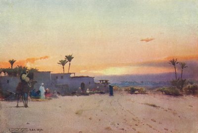 Een Fellah Dorp, ca. 1880, 1904 door Robert George Talbot Kelly
