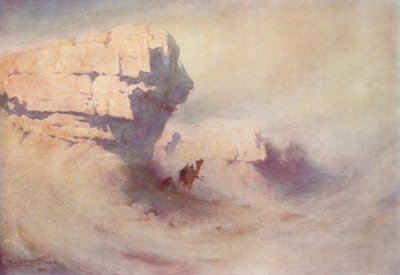 Een zandstorm, ca. 1880, 1904 door Robert George Talbot Kelly