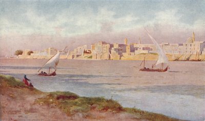 Bulak vanuit Ghezireh door Robert George Talbot Kelly