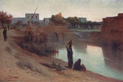Avond in Fakus, ca. 1880, 1904 door Robert George Talbot Kelly