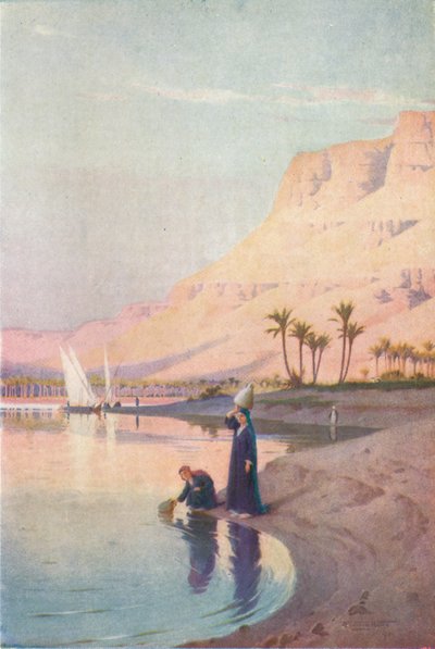 Gibel Kasr-Es-Saad, ca. 1880, 1904 door Robert George Talbot Kelly