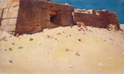 Mastaba onder de Tweede Piramide, ca. 1880, 1904 door Robert George Talbot Kelly