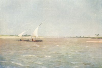 Noordenwind op de Boven-Nijl, ca. 1880 door Robert George Talbot Kelly