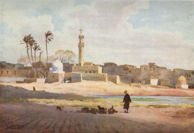 Het dorp Salamun, ca. 1880 door Robert George Talbot Kelly