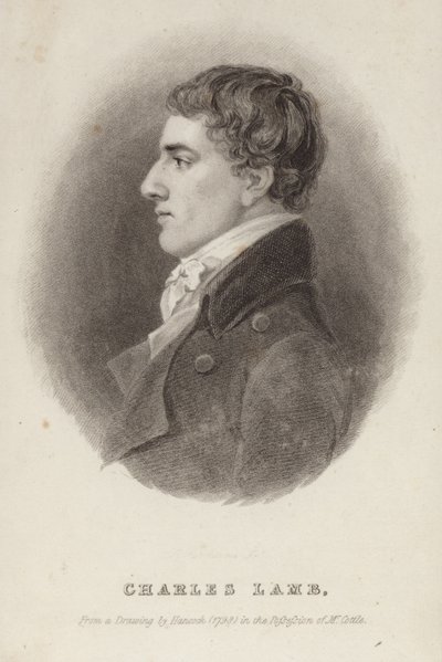 Portret van Charles Lamb door Robert Hancock