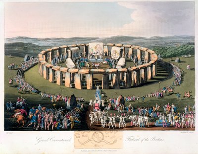 Groot Conventioneel Festival van de Britten, 1815 door Robert Havell