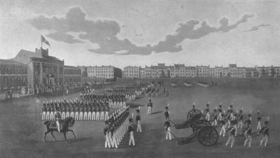 Review van The Hon. Artillery Company, 1829 1909 door Robert Havell