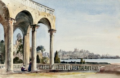 De Villa Doria in Genua, 1829 door Robert Henry Cheney