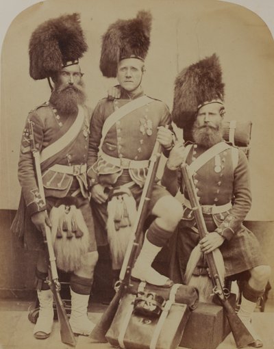 Gardner, McKenzie en Glen, 42e (Het Koninklijk Hoogland) Regiment van de Voet door Robert Howlett