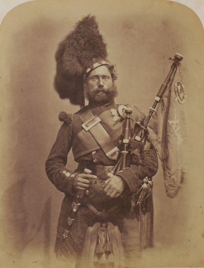 Piper David Muir, 42nd Highlanders (Black Watch) door Robert Howlett