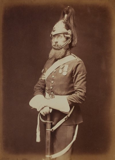Sergeant-Majoor Bailey, 1st Royal Dragoon Guards door Robert Howlett
