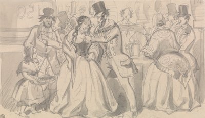 Openbare Verfrissing in Lage Kringen door Robert Isaac Cruikshank