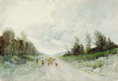 Een weg in Northumberland door Robert J. Hewitt
