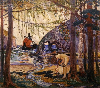 Droomboot, ca.1915 door Robert James Enraght Moony
