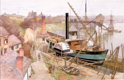 Op de Tyne door Robert John Scott Bertram