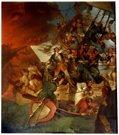 Inname van Azov op 18 mei 1696, laat 18e of 19e eeuw door Robert Ker Porter