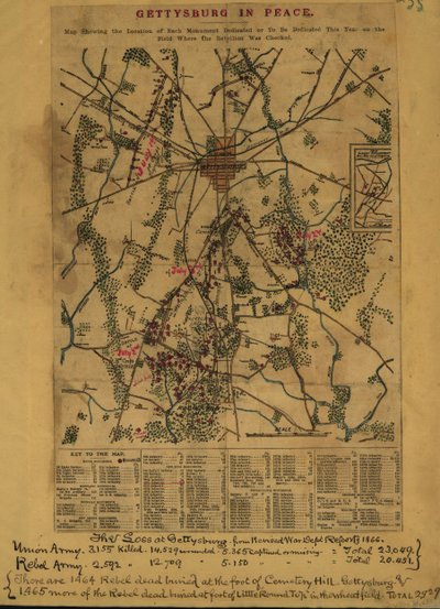Gettysburg in vrede LOC gvhs01.vhs00266 door Robert Knox Sneden