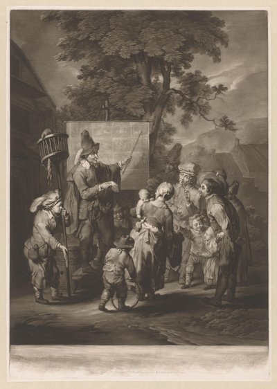 Liedzanger en rattenvanger door Robert Laurie