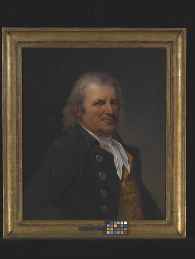 Portret van een oudere man door Robert Lefevre