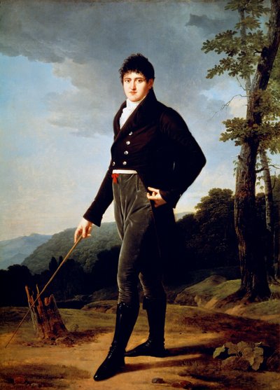Portret van graaf Andrey Bezborodko, 1804 door Robert Lefevre