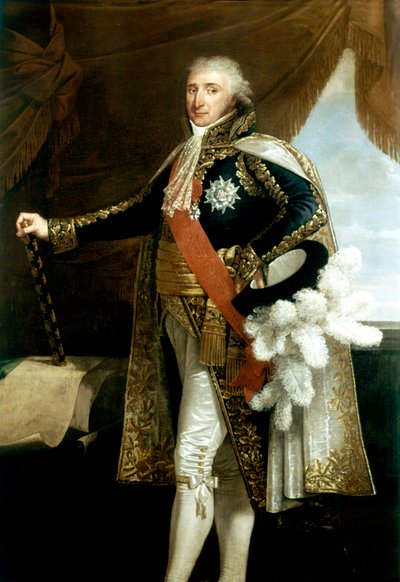Portret van maarschalk Charles-Pierre-François Augereau door Robert Lefevre