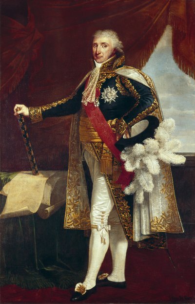Portret van Maarschalk Charles-Pierre-Francois Augereau door Robert Lefevre