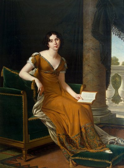 Portret van Yelizaveta Demidova, c.1805 door Robert Lefevre