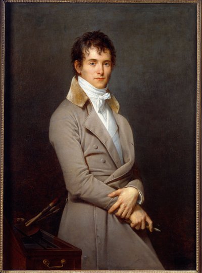 Portret van de schilder Pierre Narcisse Guerin door Robert Lefevre