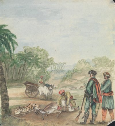 Een jacht op een cheeta door Robert Mabon