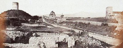 Uitzicht op de Via Appia Antica door Robert MacPherson
