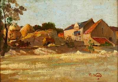 Een boerderij in Oost-Lothian door Robert McGregor