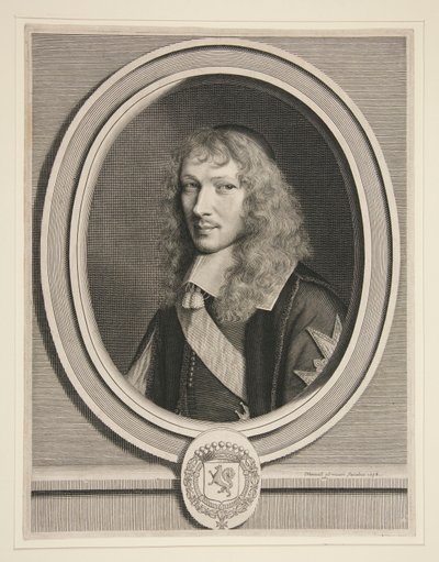 Basile Fouquet, Abt van Barbeaux en van Rigny, Kanselier van de Ordes van de Koning door Robert Nanteuil