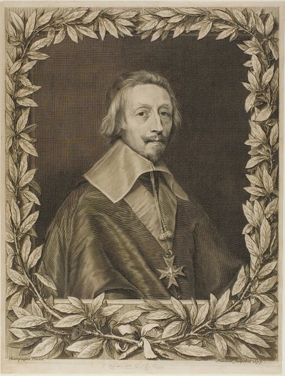 Kardinaal Richelieu door Robert Nanteuil