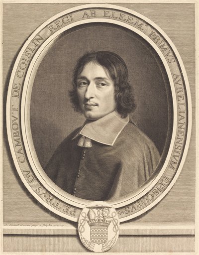 Kardinaal de Coislin door Robert Nanteuil