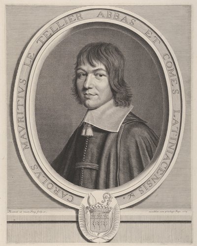 Charles-Maurice Le Tellier door Robert Nanteuil