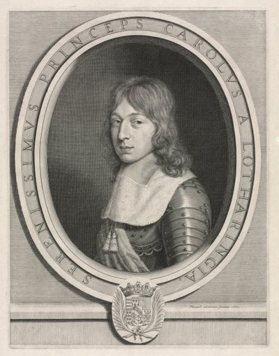 Karel V, hertog van Lotharingen, 1660 door Robert Nanteuil
