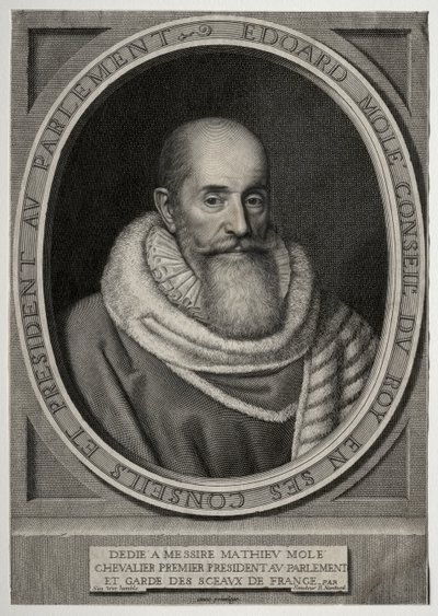 Edouard Molé door Robert Nanteuil