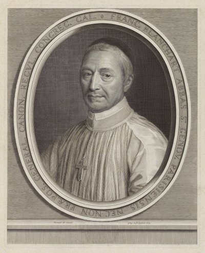 François Blanchart, Abt van Sainte-Geneviève door Robert Nanteuil