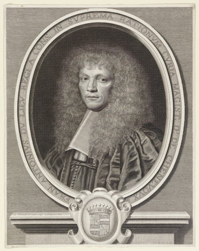 Françoise-Antoine Dulieu de Chenevoux, Maître des Comptes door Robert Nanteuil