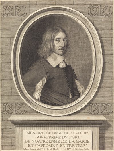 Georges de Scudery door Robert Nanteuil