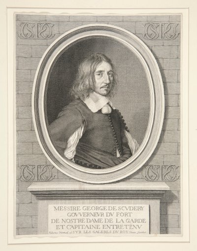 Georges de Scudéry, auteur, lid van de Academie (1601-1668) door Robert Nanteuil