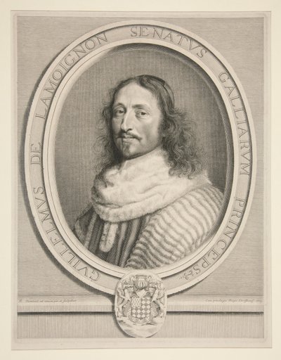 Guillaume de Lamoignon, Markies van Baville door Robert Nanteuil